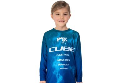 CUBE MTB Trikot ROOKIE X Actionteam langarm Gr&ouml;&szlig;e: XL (146/152) Produktbild 3