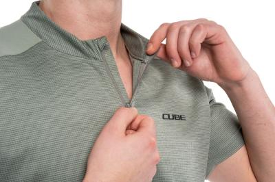 CUBE Trikot Half Zip CMPT kurzarm Gr&ouml;&szlig;e: M Produktbild 3