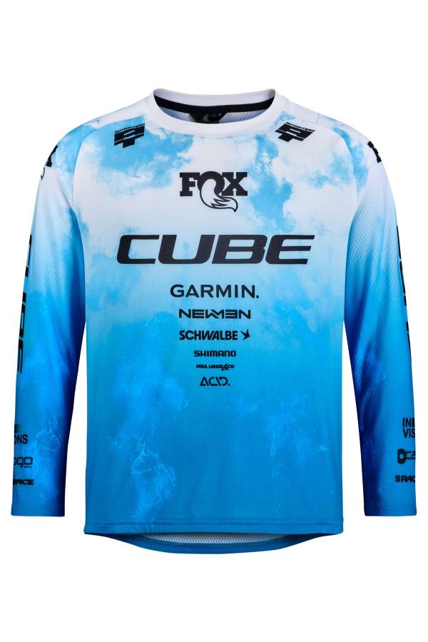 CUBE MTB Trikot ROOKIE X Actionteam langarm Gr&ouml;&szlig;e: XL (146/152)